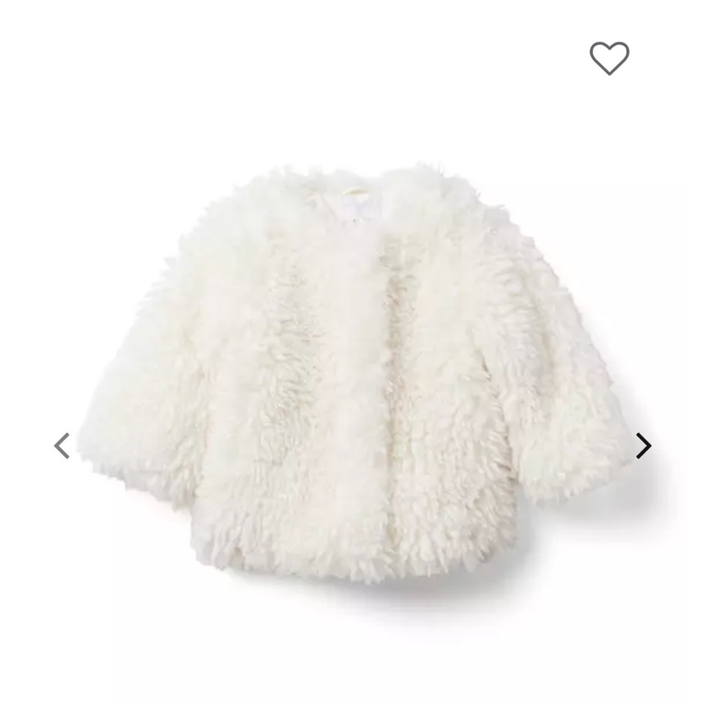 Janie and Jack Plush Sherpa Jacket